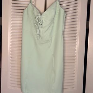 Mint Green Mini Dress
